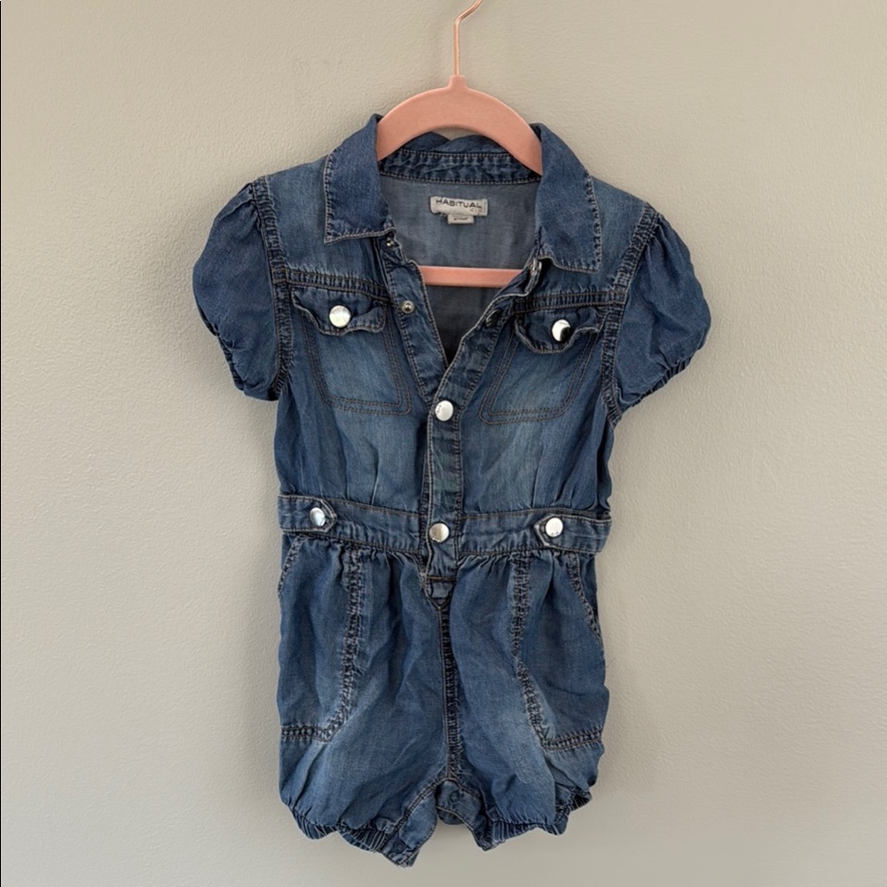Habitual Blue Jumpsuit Stylish Design